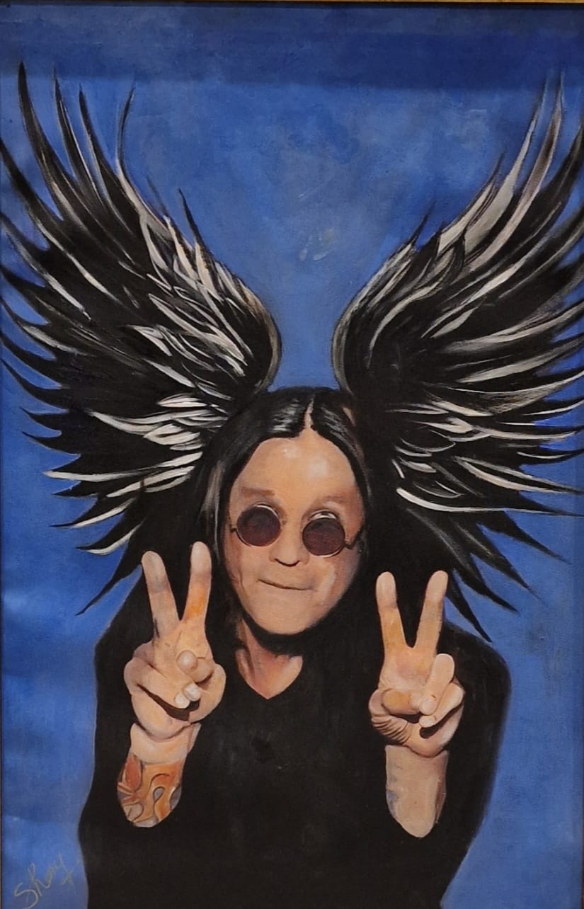 "Ode to Ozzy" – Tribute Painting by Shany Hagan (Digital Download) to Ozzy